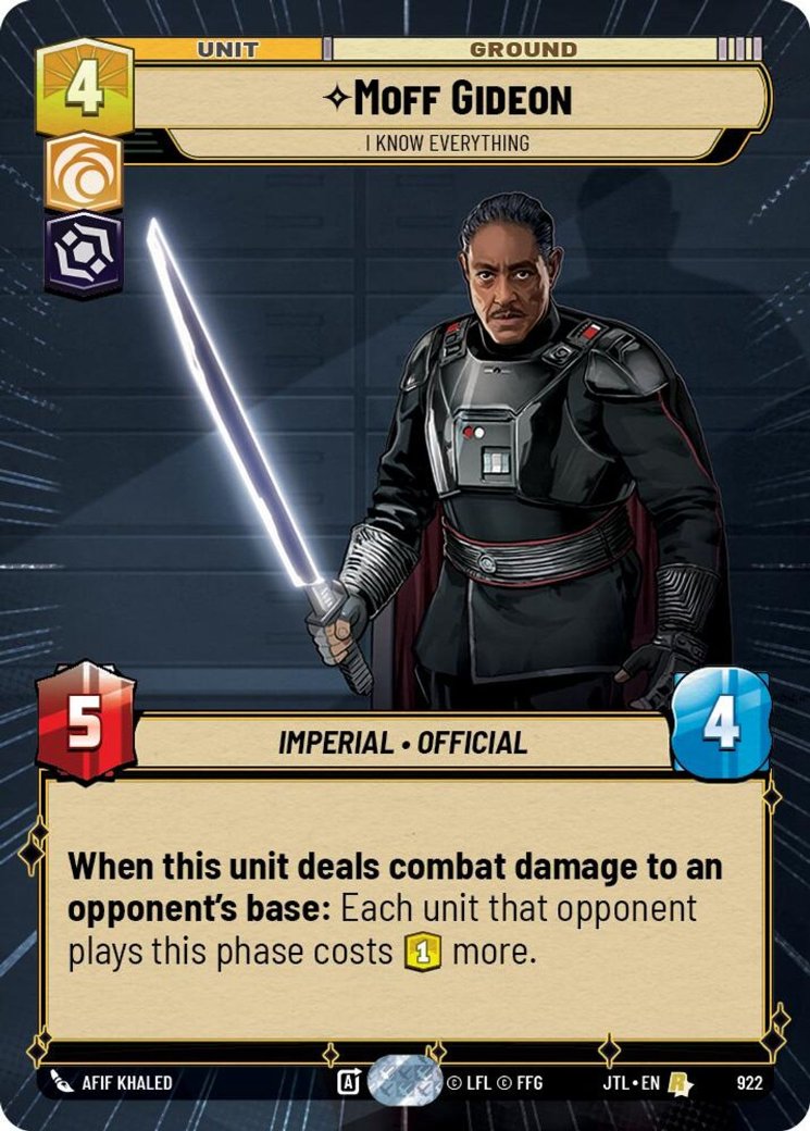 Moff Gideon - I Know Everything, Jump to Lightspeed · 922