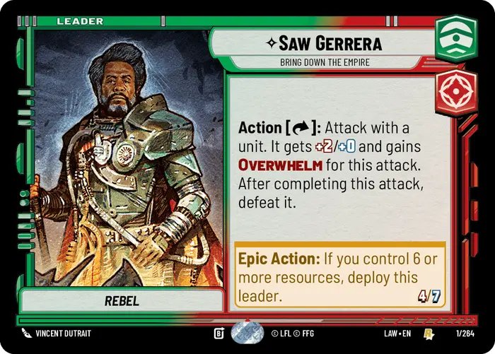 Saw Gerrera - Bring Down the Empire, A Lawless Time · 1/264