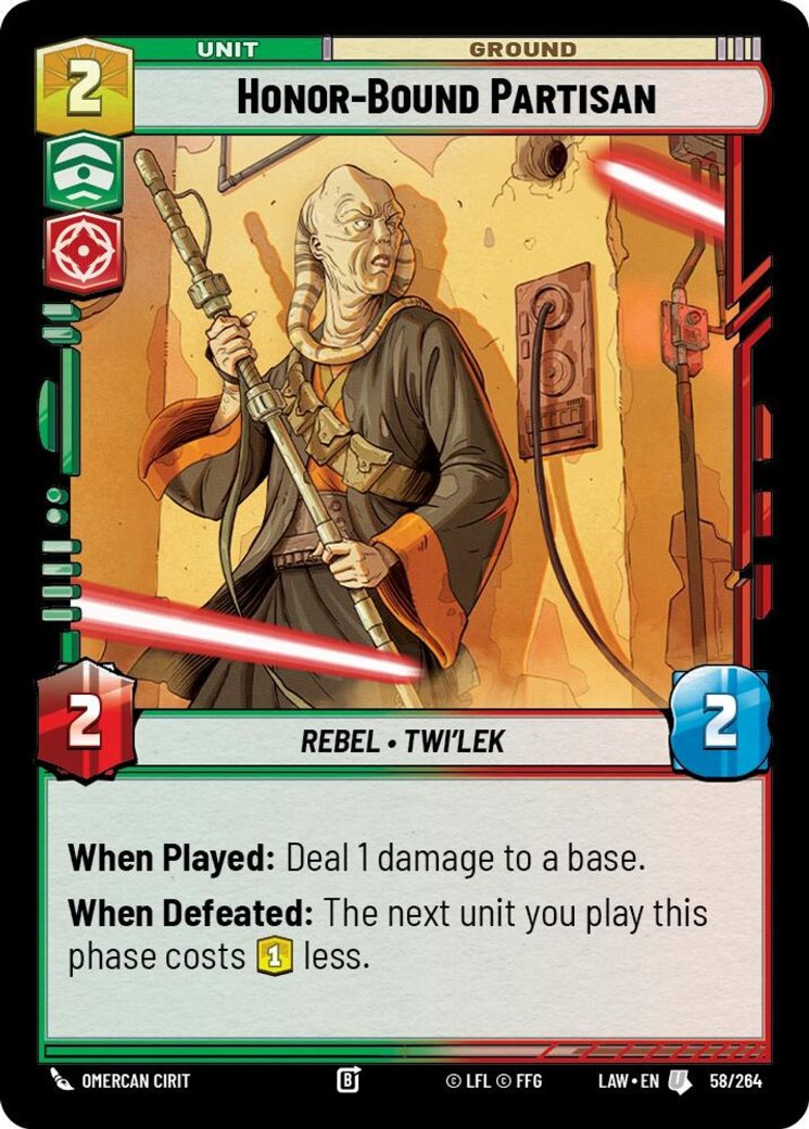 Honor-Bound Partisan, A Lawless Time · 58/264