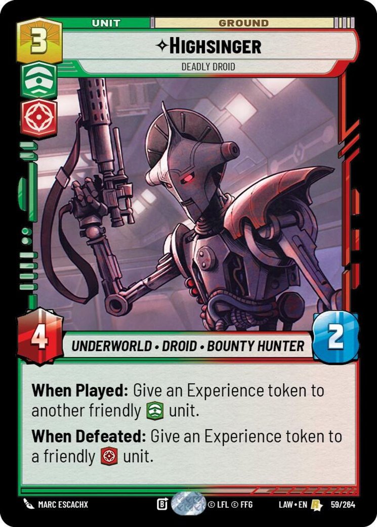 Highsinger - Deadly Droid, A Lawless Time · 59/264