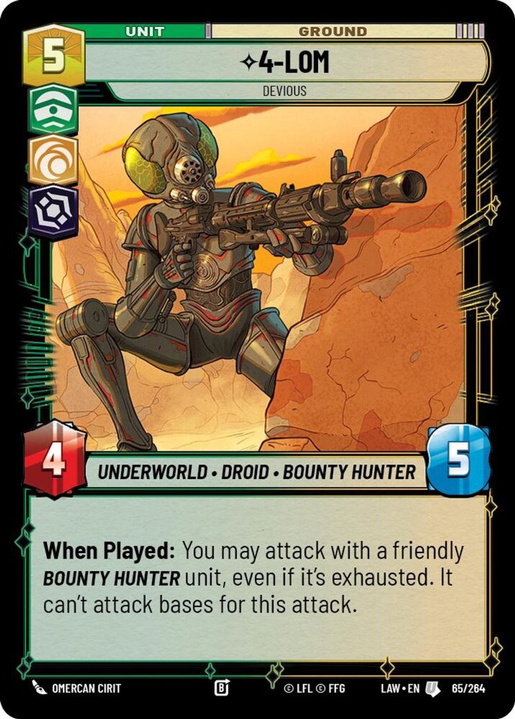 4-LOM - Devious, A Lawless Time · 65/264