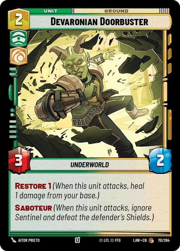 Devaronian Doorbuster, A Lawless Time · 70/264