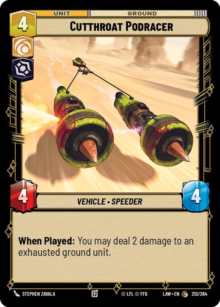 Cutthroat Podracer, A Lawless Time · 213/264