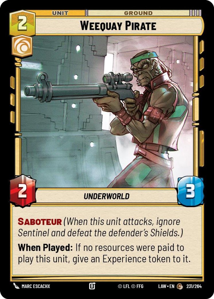 Weequay Pirate, A Lawless Time · 231/264