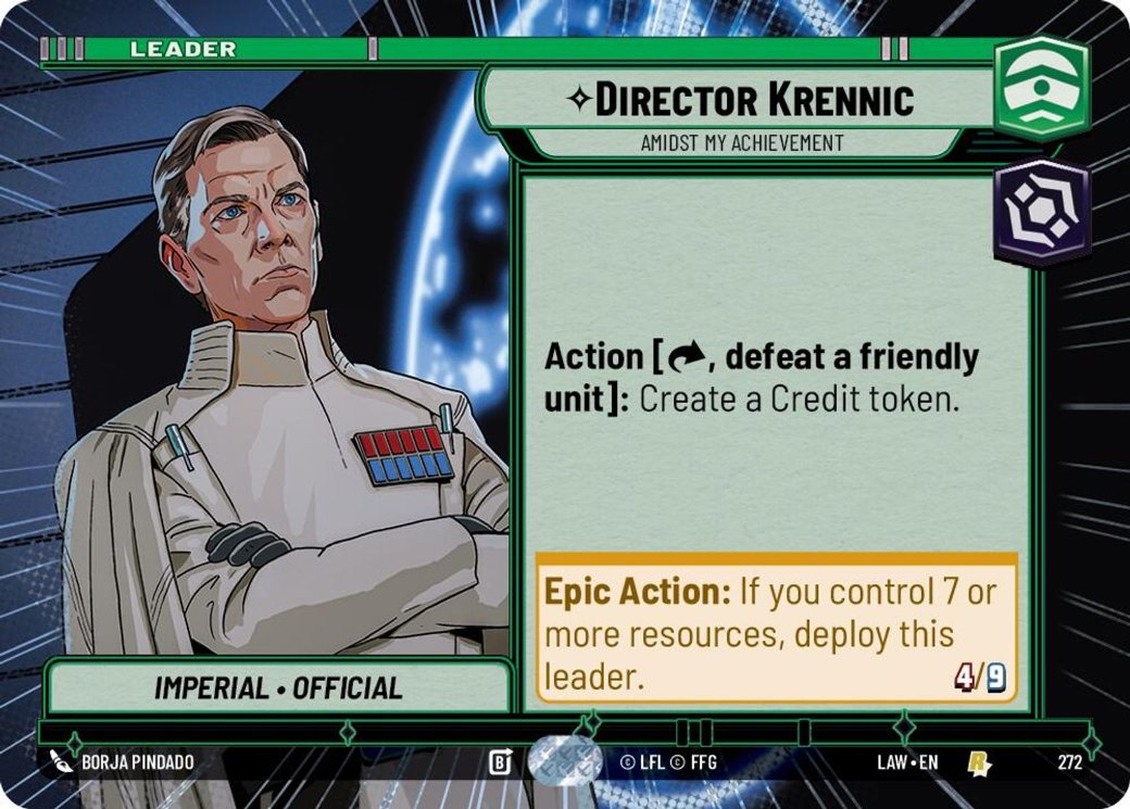 Director Krennic - Amidst My Achievement, A Lawless Time · 272