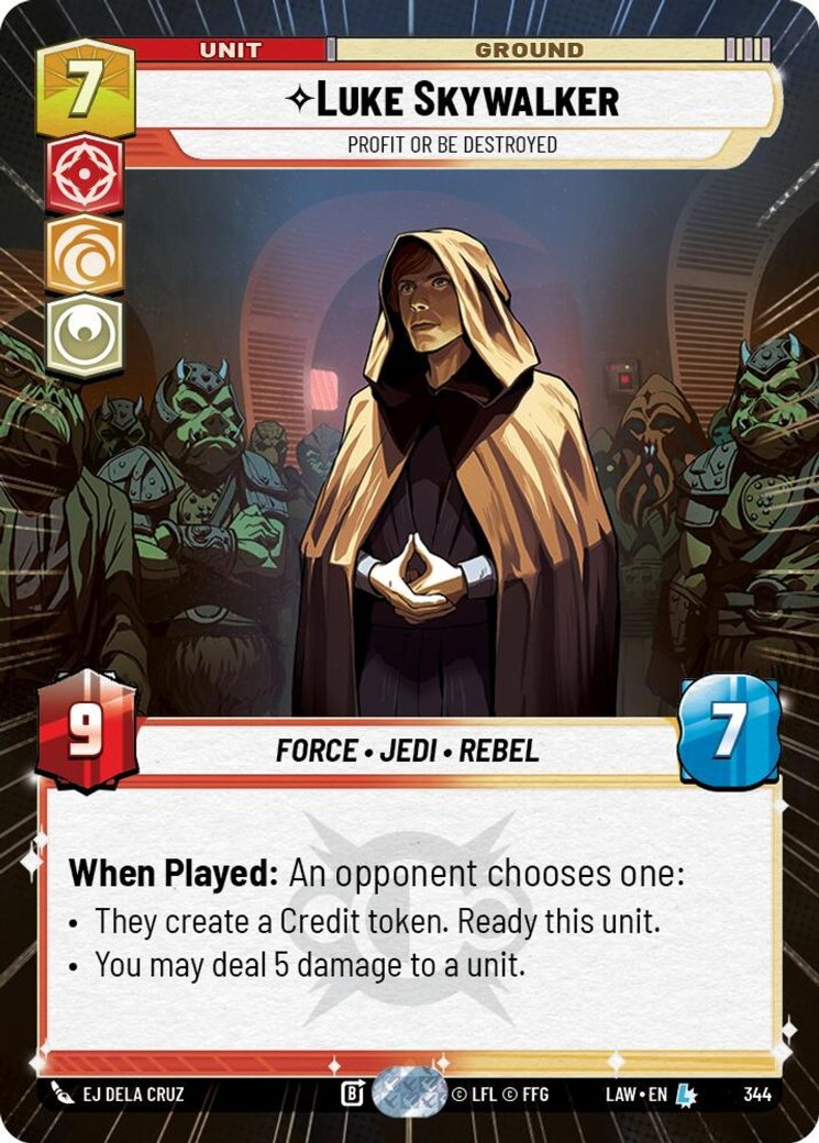 Luke Skywalker - Profit or Be Destroyed, A Lawless Time · 344