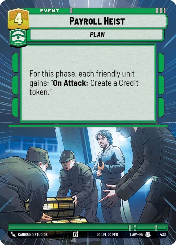 Payroll Heist, A Lawless Time · 433
