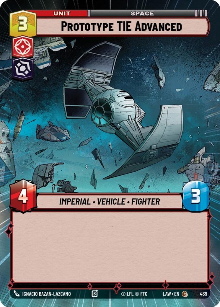 Prototype TIE Advanced, A Lawless Time · 439