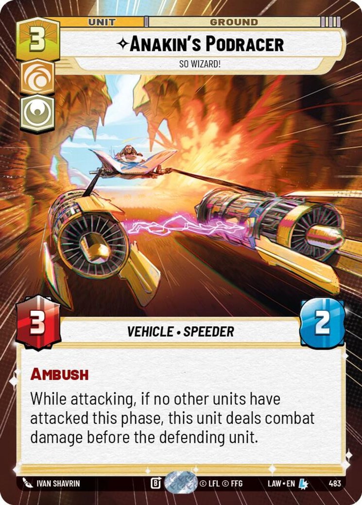 Anakin's Podracer - So Wizard!, A Lawless Time · 483