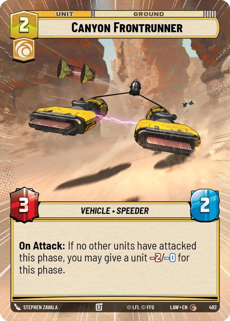 Canyon Frontrunner, A Lawless Time · 492