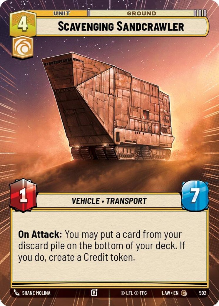 Scavenging Sandcrawler, A Lawless Time · 502