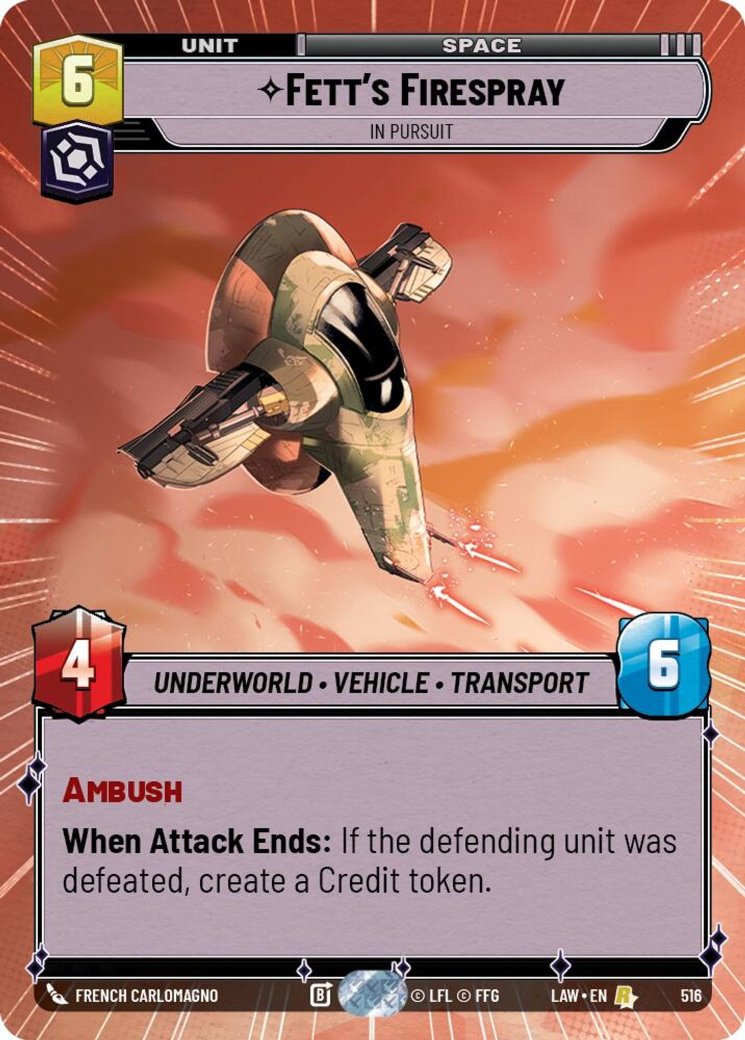 Fett's Firespray - In Pursuit, A Lawless Time · 516