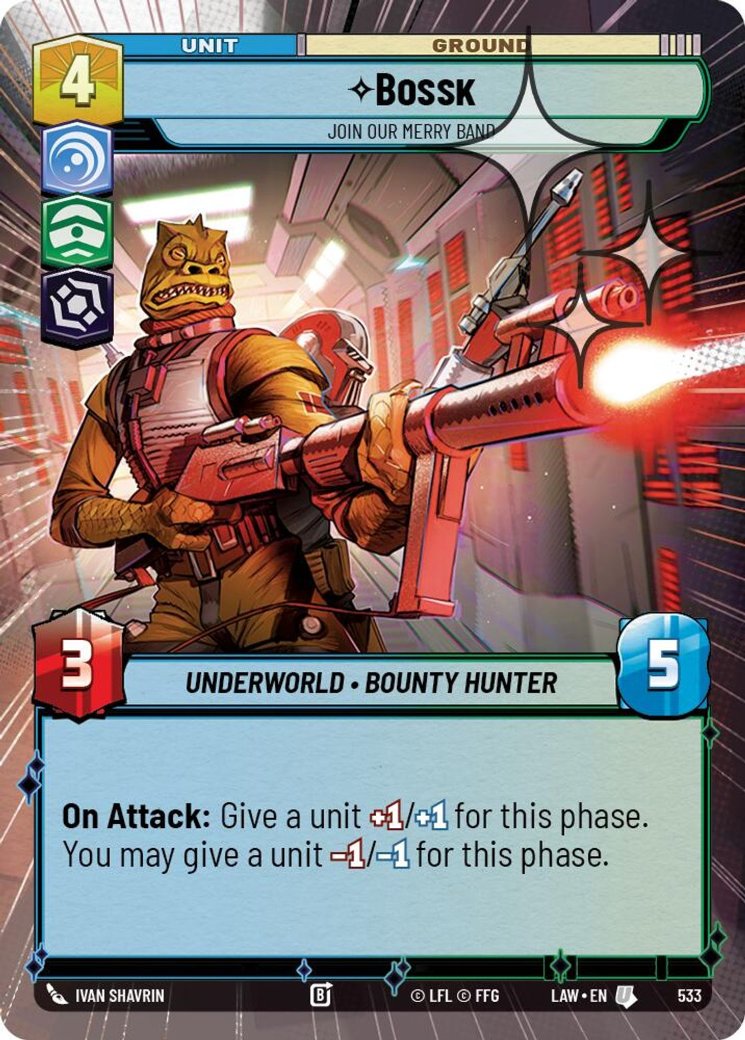 Bossk - Join Our Merry Band, A Lawless Time · 533