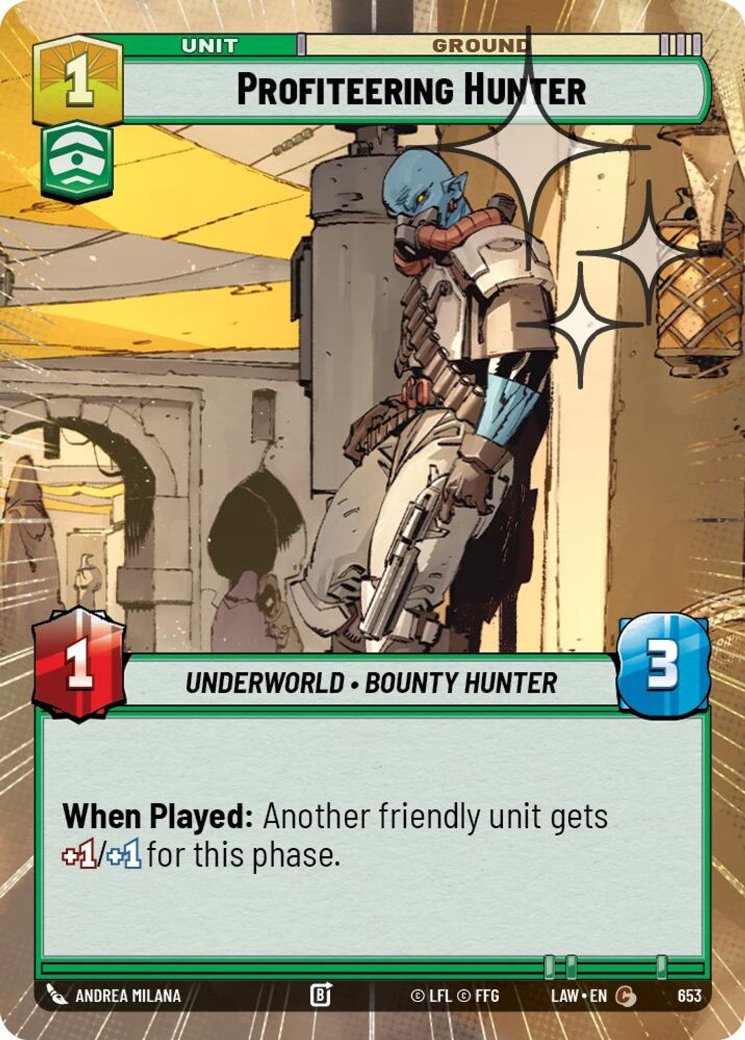 Profiteering Hunter, A Lawless Time · 653