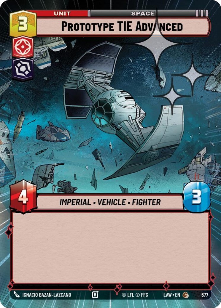 Prototype TIE Advanced, A Lawless Time · 677