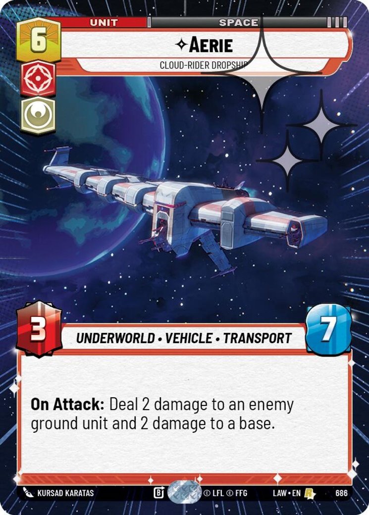 Aerie - Cloud-Rider Dropship, A Lawless Time · 686