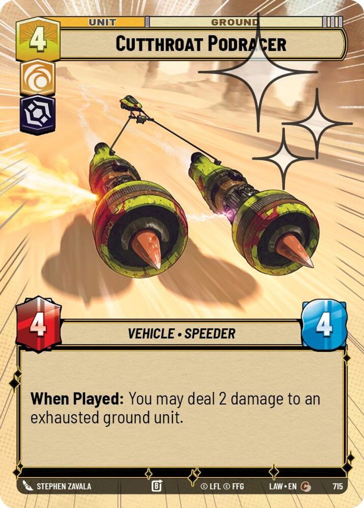 Cutthroat Podracer, A Lawless Time · 715