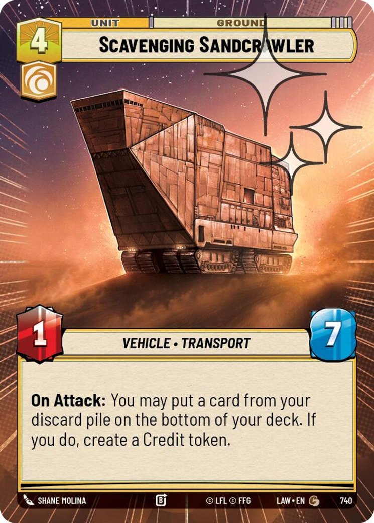 Scavenging Sandcrawler, A Lawless Time · 740