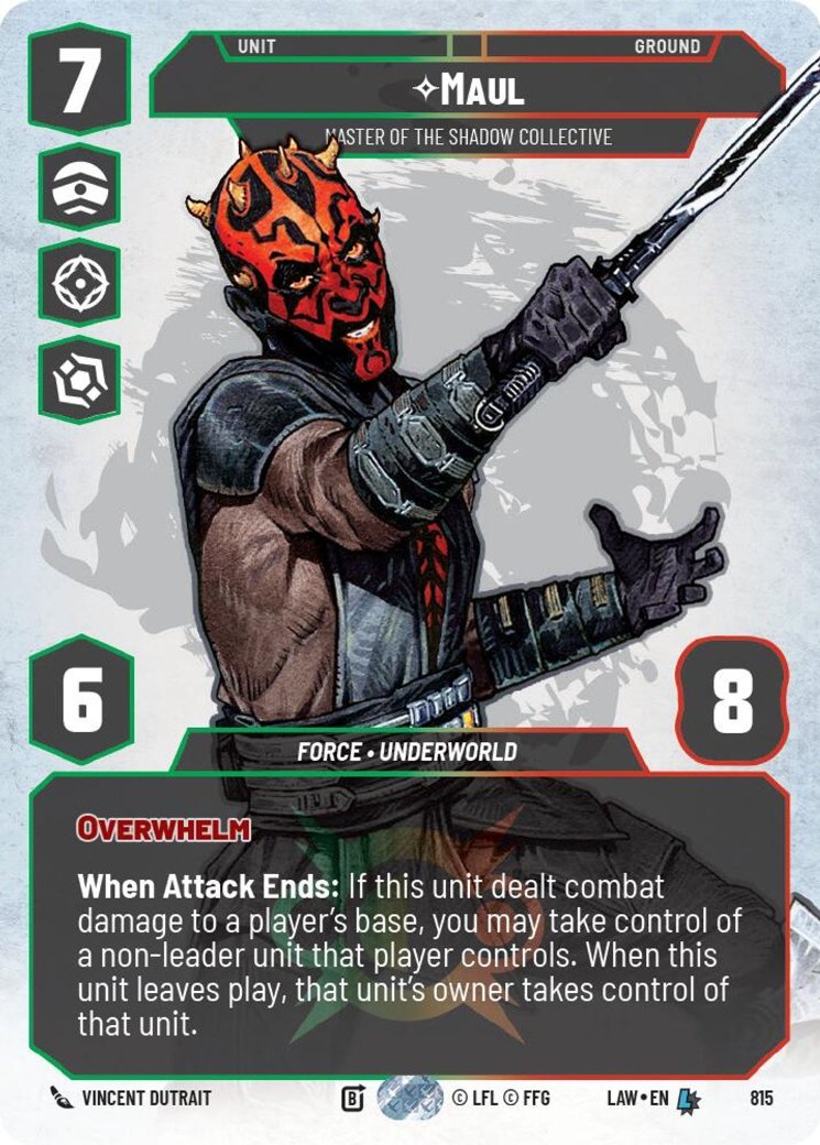 Maul - Master of the Shadow Collective, A Lawless Time · 815