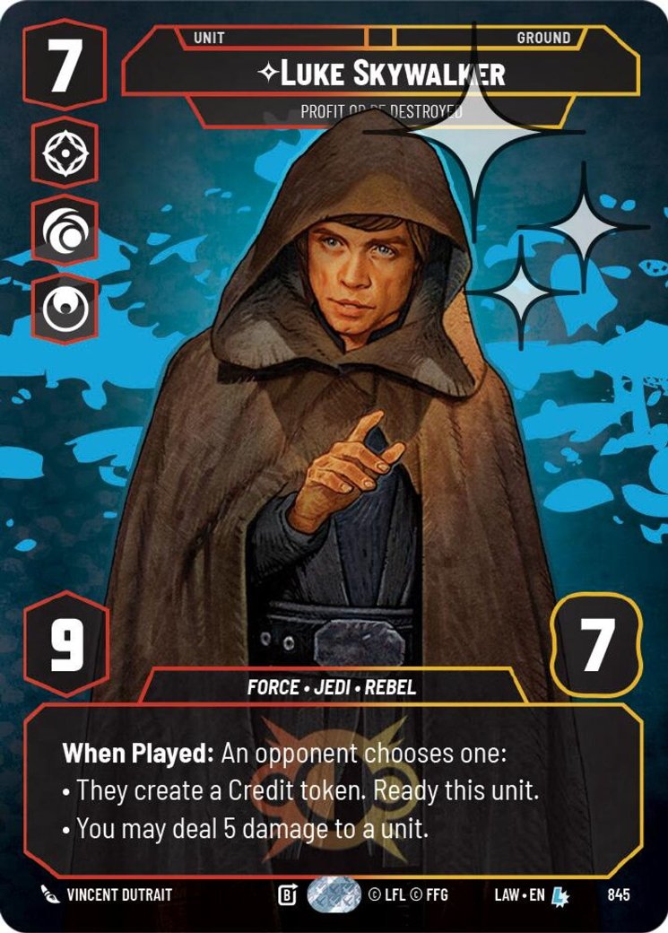 Luke Skywalker - Profit or Be Destroyed, A Lawless Time · 845