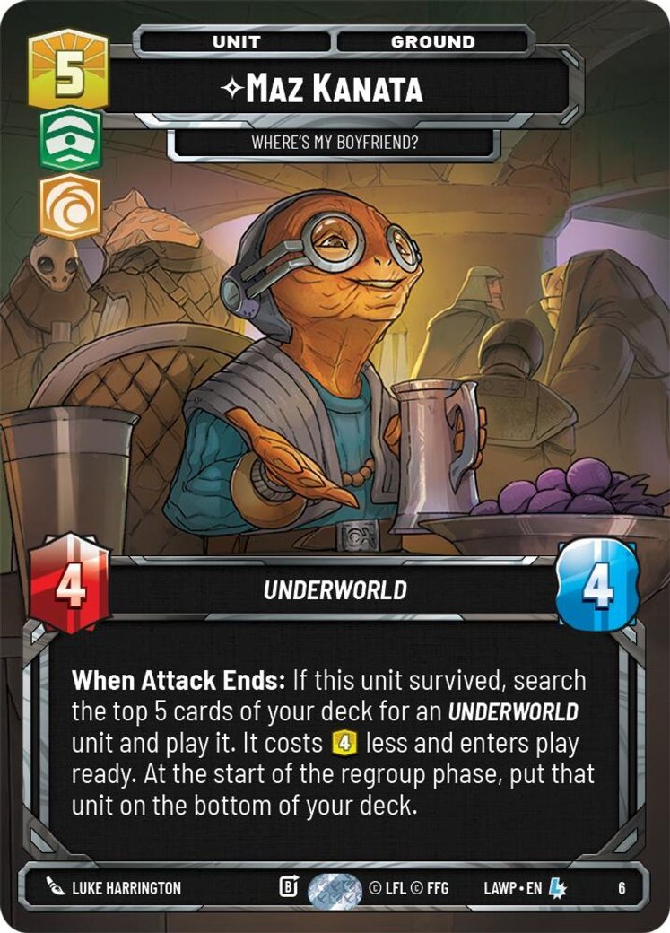 Maz Kanata - Where's My Boyfriend?, A Lawless Time: Weekly Play Promos · 6