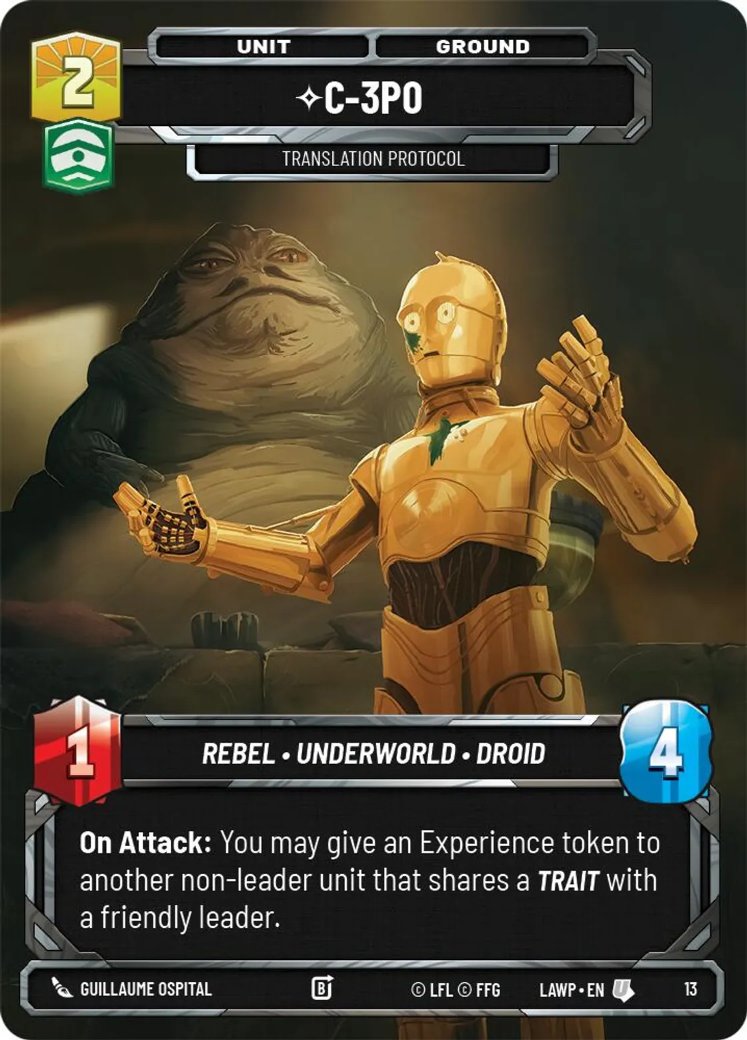 C-3PO - Translation Protocol, A Lawless Time: Weekly Play Promos · 13