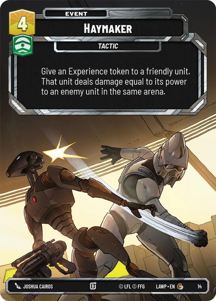 Haymaker, A Lawless Time: Weekly Play Promos · 14