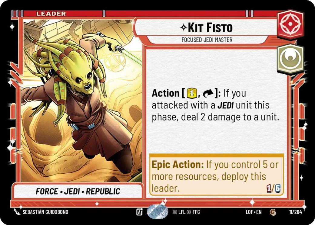 Kit Fisto - Focused Jedi Master, Legends of the Force · 011/264