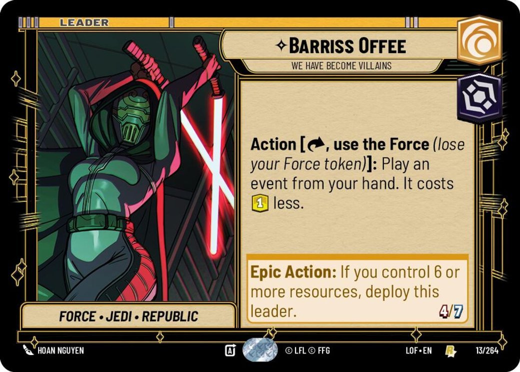 Barriss Offee - We Have Become Villains, Legends of the Force · 013/264