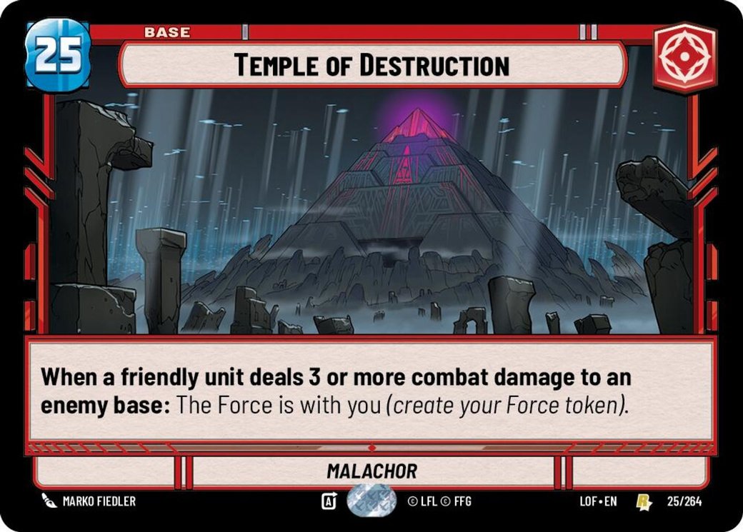 Temple of Destruction, Legends of the Force · 025/264