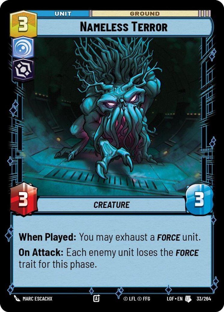 Nameless Terror, Legends of the Force · 033/264