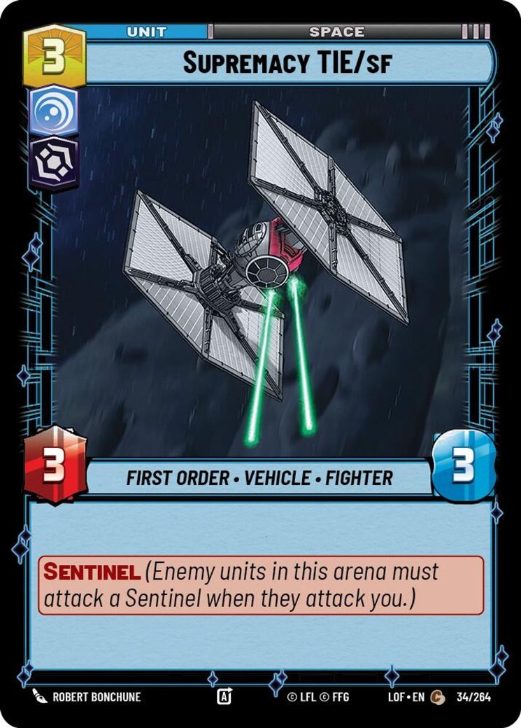 Supremacy TIE/sf, Legends of the Force · 034/264