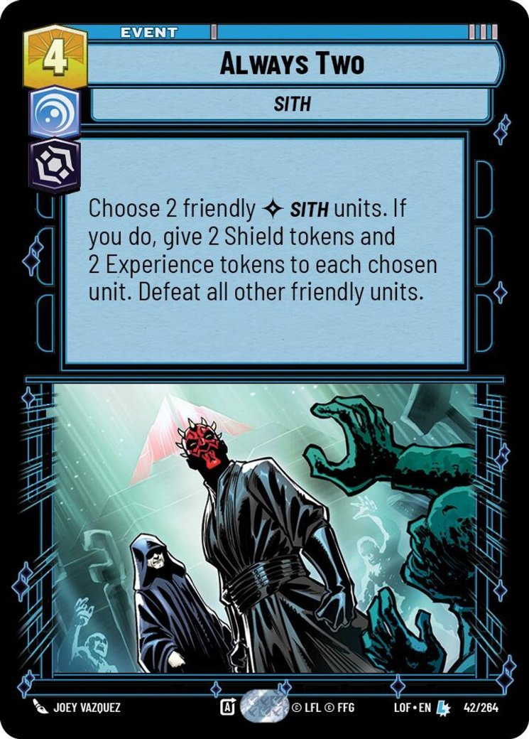 Always Two, Legends of the Force · 042/264