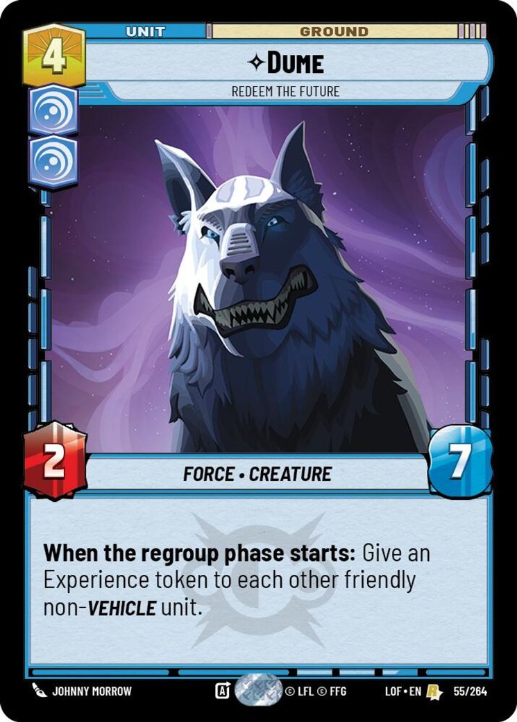 Dume - Redeem the Future, Legends of the Force · 055/264
