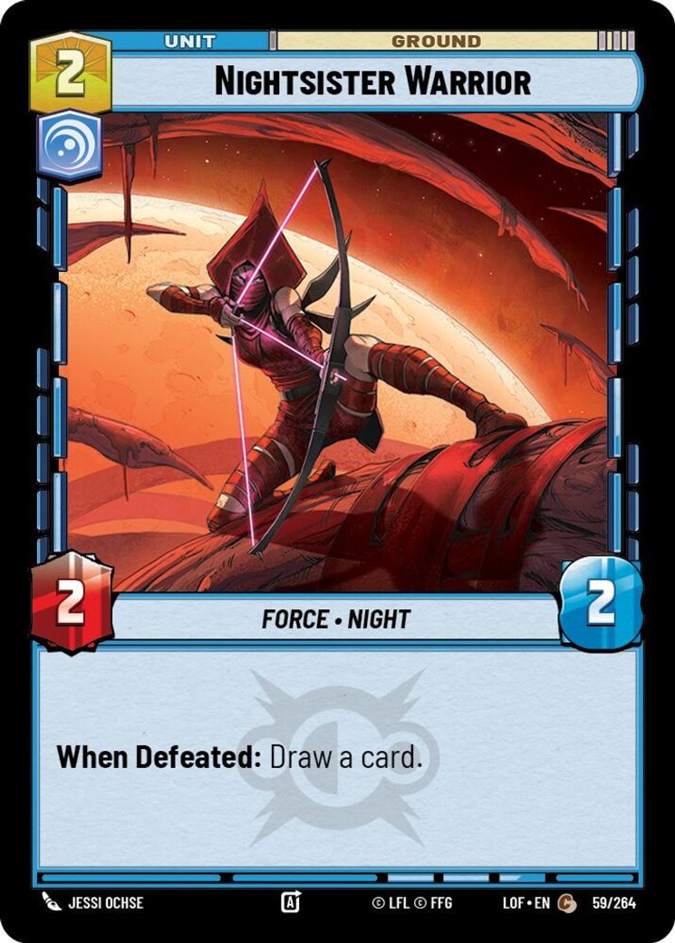 Nightsister Warrior, Legends of the Force · 059/264