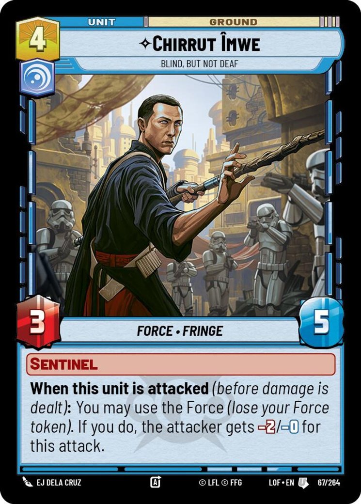 Chirrut Imwe - Blind, but not Deaf, Legends of the Force · 067/264