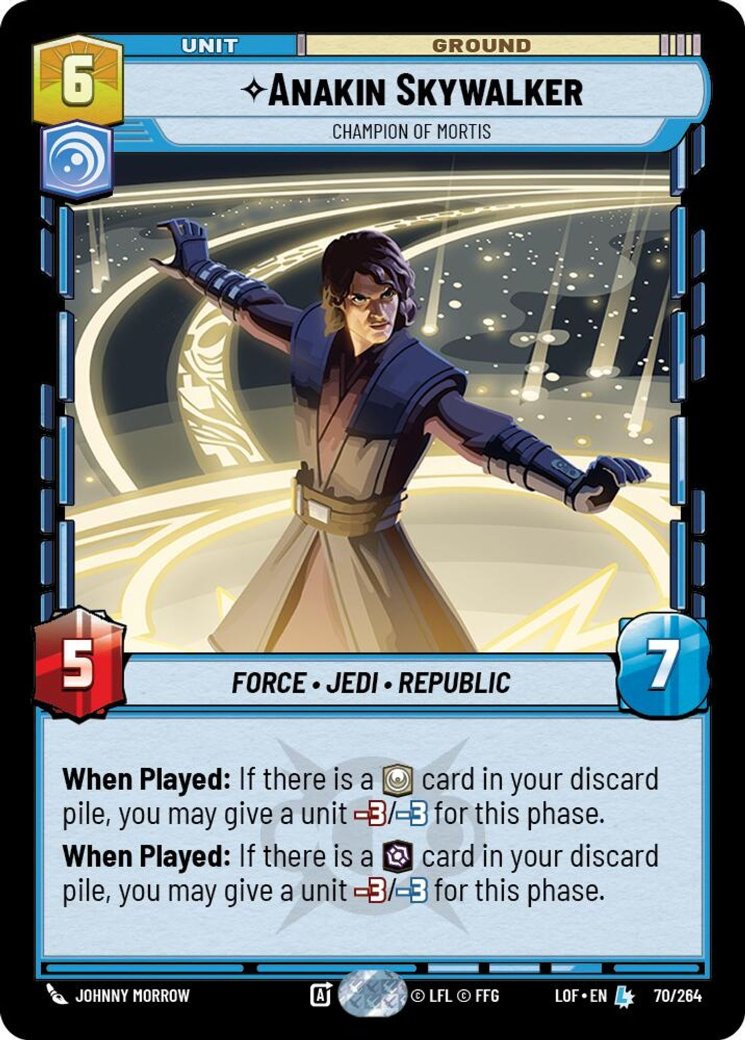 Anakin Skywalker - Champion of Mortis, Legends of the Force · 070/264