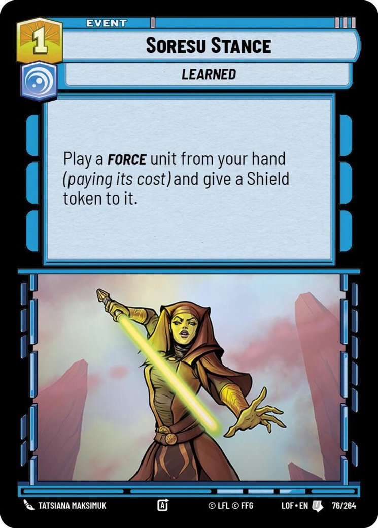 Soresu Stance, Legends of the Force · 076/264