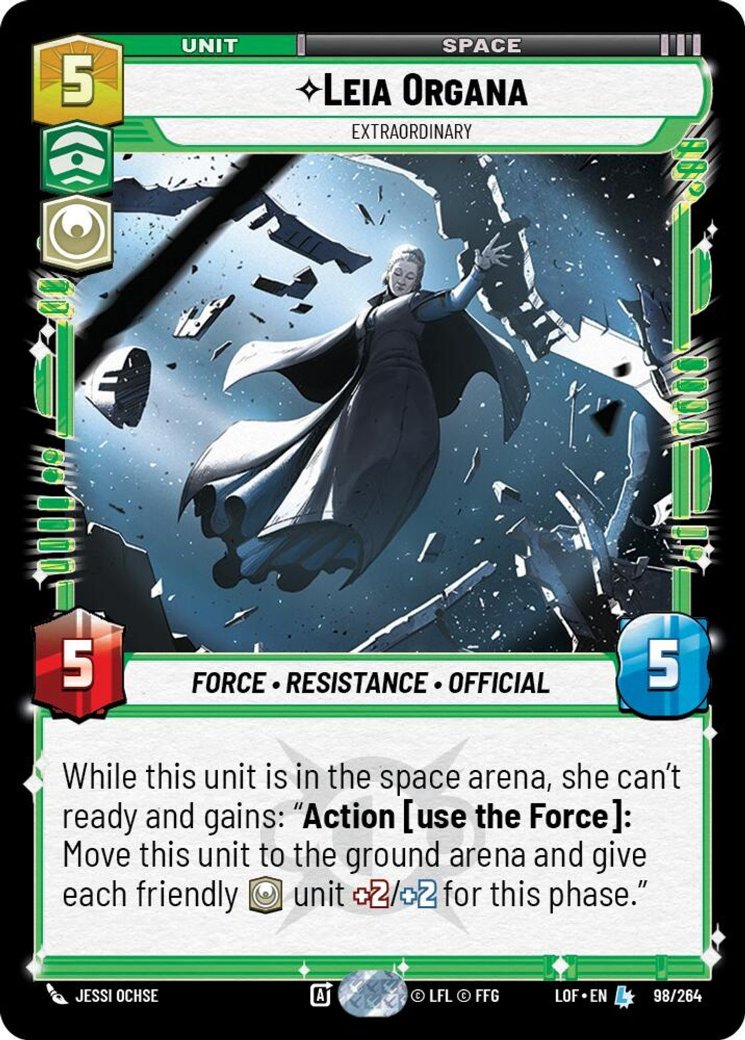 Leia Organa - Extraordinary, Legends of the Force · 098/264