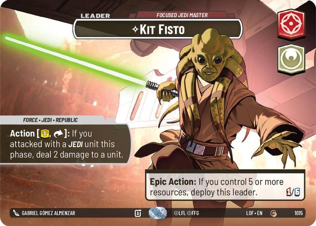 Kit Fisto - Focused Jedi Master, Legends of the Force · 1015