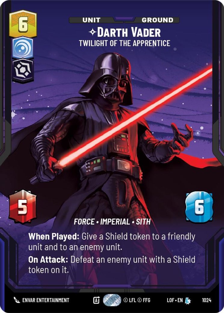Darth Vader - Twilight of the Apprentice, Legends of the Force · 1024