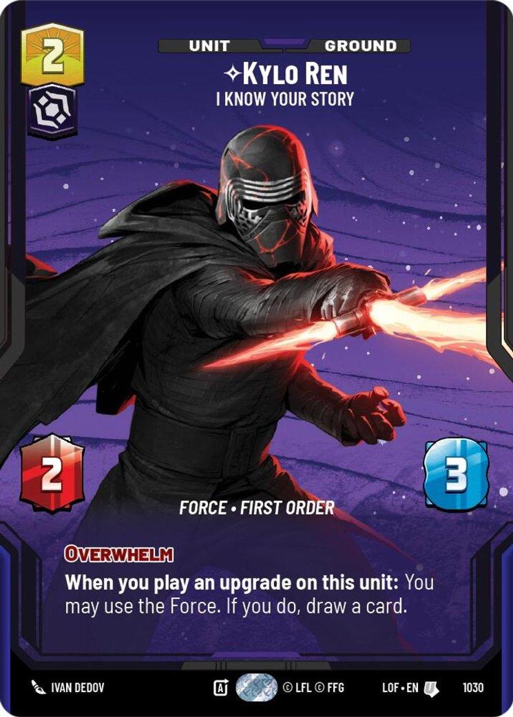 Kylo Ren - I Know Your Story, Legends of the Force · 1030