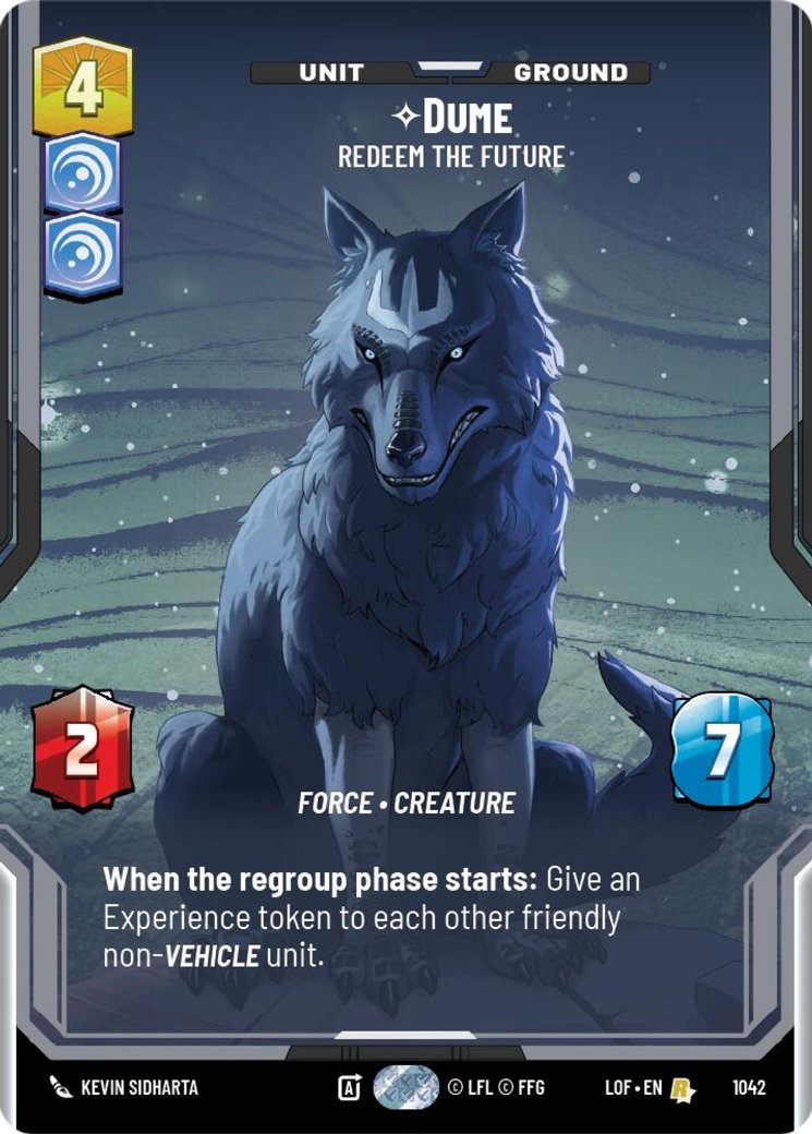 Dume - Redeem the Future, Legends of the Force · 1042