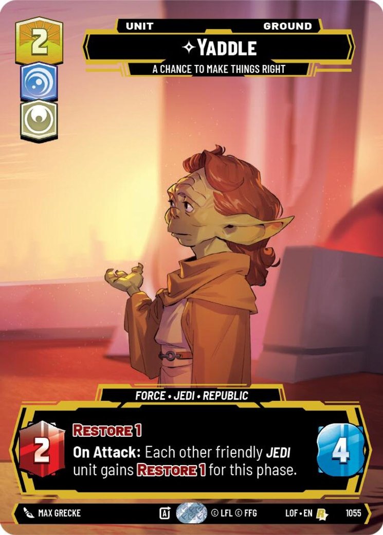 Yaddle - A Chance To Make Things Right, Legends of the Force · 1055