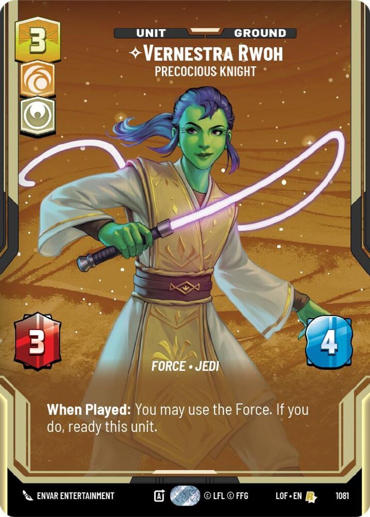Vernestra Rwoh - Precocious Knight, Legends of the Force · 1081