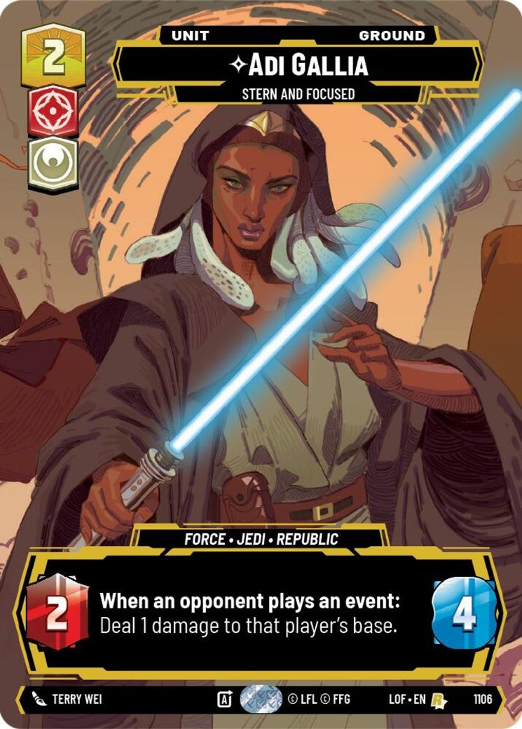 Adi Gallia - Stern and Focused, Legends of the Force · 1106