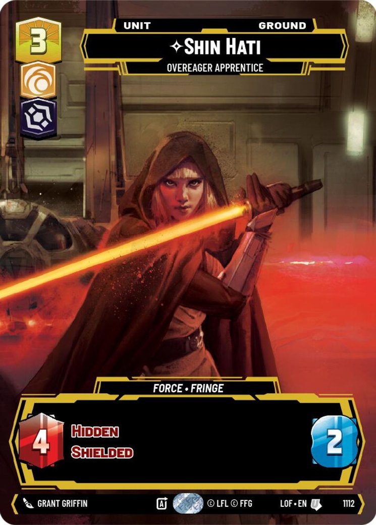 Shin Hati - Overeager Apprentice, Legends of the Force · 1112