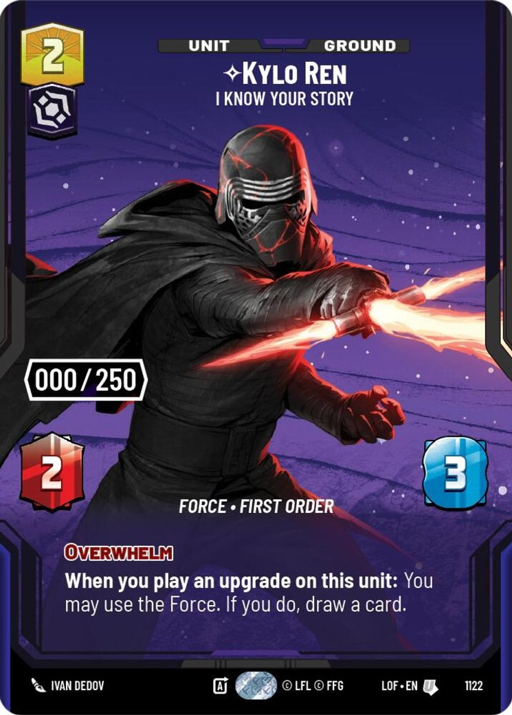 Kylo Ren - I Know Your Story, Legends of the Force · 1122