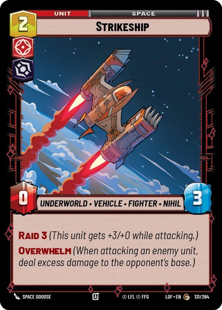 Strikeship, Legends of the Force · 131/264