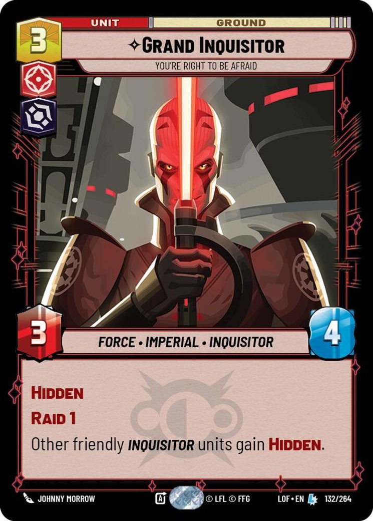 Grand Inquisitor - You're Right to Be Afraid, Legends of the Force · 132/264
